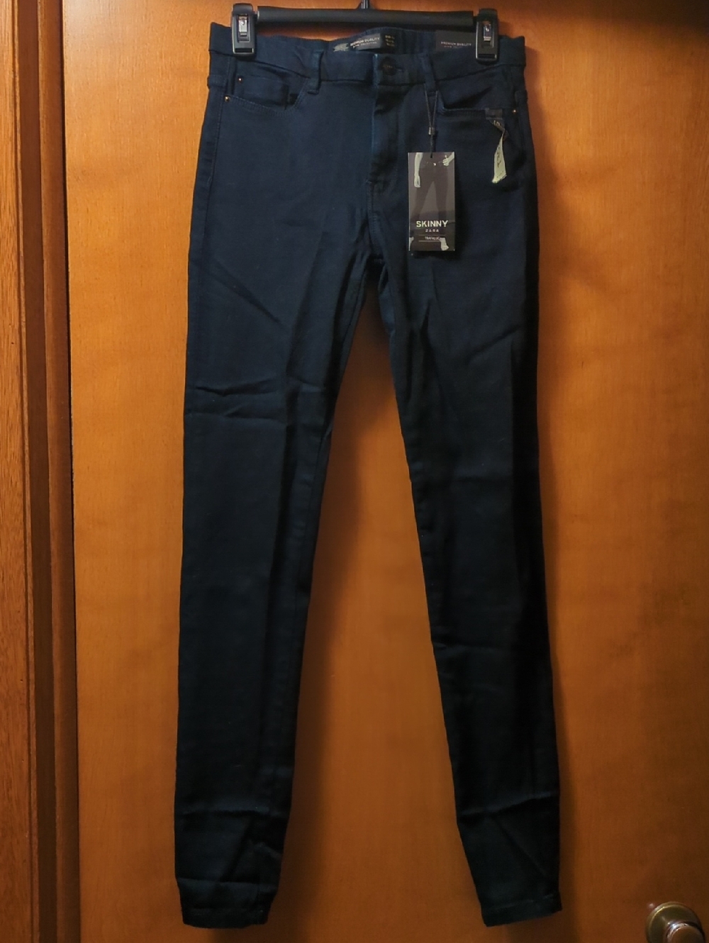 Zara Trafaluc Deep Navy High-Rise Jeans